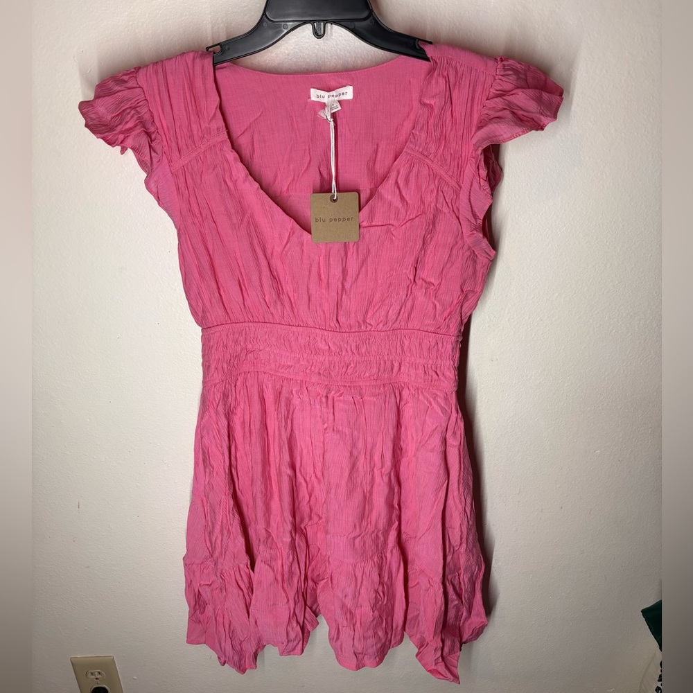 Blu Pepper Pink Mini Dress